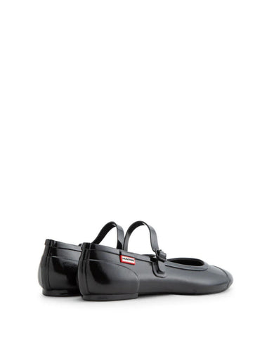 Women's Refined Mary Jane Buckle Ballerina Gloss Black