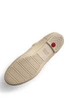 Women's Refined Mary Jane Buckle Ballerina Gloss Canvas Cream