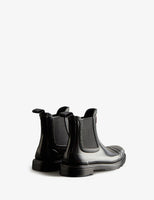 Women's Chelsea Commando Gloss Boot Black