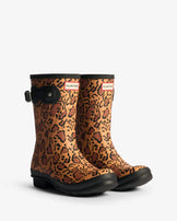 Women's Original Short Leopard Print Boot Rich Tan/Saddle/Black