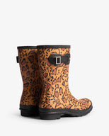 Women's Original Short Leopard Print Boot Rich Tan/Saddle/Black