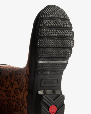 Women's Original Short Leopard Print Boot Rich Tan/Saddle/Black