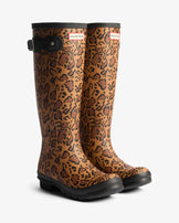 Women's Original Tall Leopard Print Boot  Rich Tan/Saddle/Black