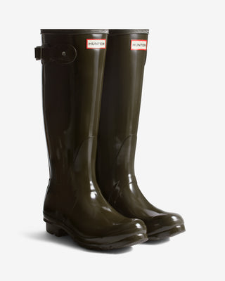 Women's Original Tall Gloss Boot Chocolate Brown