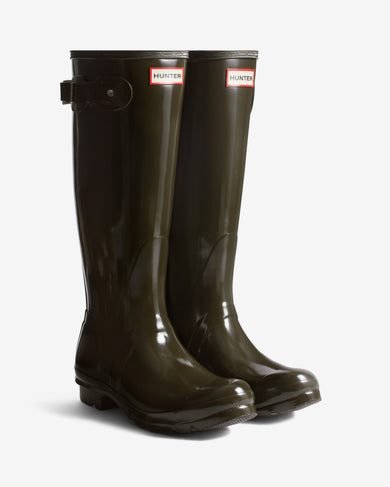 Women's Original Tall Gloss Boot Chocolate Brown