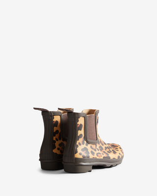 Women's Original Chelsea Leopard Boot Leopard Print/Chocolate Brown