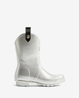 Women's Original Metallic Cowboy Boot Silver