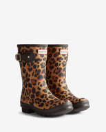 Women's Original Short Leopard Boot Leopard Print/Chocolate Brown