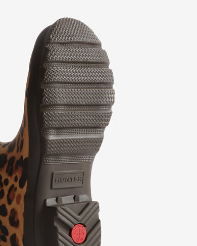 Women's Original Short Leopard Boot Leopard Print/Chocolate Brown