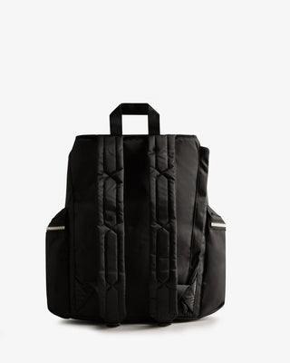 Nylon Large Topclip Backpack Black