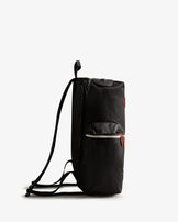 Nylon Large Topclip Backpack Black